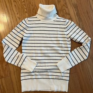 French Connection striped turtleneck sweater